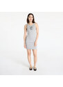 Obleka Calvin Klein Jeans Sl Cotton 1X1 Rib Dress Gray S