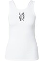 Calvin Klein Jeans Top črna / bela