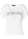 KOROSHI Majica črna / bela
