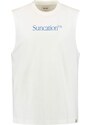 Shiwi Majica 'Sean Suncation' modra / bela