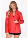faina Blazer 'Classy Look' rdeča