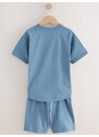 Next Pižama nebeško modra / temno zelena