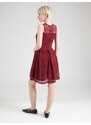 ONLY Koktejl obleka 'ONLFILICIA' vinsko rdeča