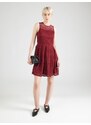 ONLY Koktejl obleka 'ONLFILICIA' vinsko rdeča