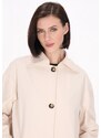 usha BLACK LABEL Prehoden plašč off-bela