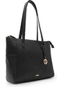 L.CREDI Nakupovalna torba 'Marlies' črna