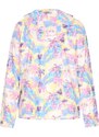 swirly Prehodna jakna svetlo modra / lila / roza / bela