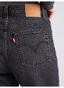 LEVI'S  Kavbojke 'Ribcage' črn denim