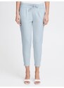 ICHI Hlače z naborki 'Kate' svetlo modra