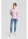 Polo Fruit of the Loom Pink Women's T-shirt