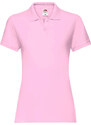 Polo Fruit of the Loom Pink Women's T-shirt