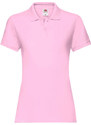 Polo Fruit of the Loom Pink Women's T-shirt