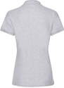 Grey Polo Fruit of the Loom Women's T-shirt