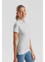 Grey Polo Fruit of the Loom Women's T-shirt