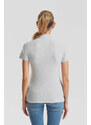 Grey Polo Fruit of the Loom Women's T-shirt