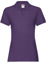 Purple Polo Fruit of the Loom
