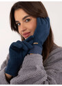 Wool Fashion Italia Gloves-AT-RK-23905.03X-marine