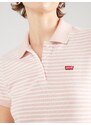LEVI'S  Majica 'Slim Polo Shirt' roza / bela