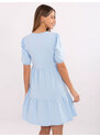 RUE PARIS Dress-RV-SK-5587.93-Light Blue
