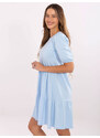 RUE PARIS Dress-RV-SK-5587.93-Light Blue