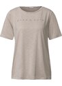 STREET ONE Majica bež / srebrna