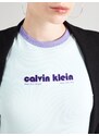Calvin Klein Jeans Majica pastelno zelena / lila