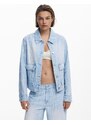 Desigual Prehodna jakna moder denim