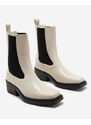 Resti Beige women's high slip boots Darran - Footwear