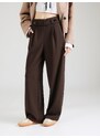 VERO MODA Hlače z naborki 'VMSTAR' čokolada