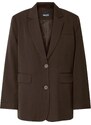 PIECES Blazer 'PCKamil' temno rjava