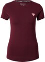 GUESS Majica vinsko rdeča