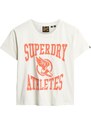 Superdry & Co Majica oranžna / bela