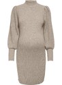 Only Maternity Pletena obleka 'OLMKATIA' bež