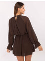 RUE PARIS Dress-MI-SK-A1554.26-brown