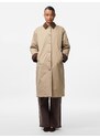 PIECES Prehoden plašč 'JORMA' rjava / greige