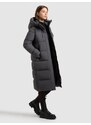 khujo Zimski plašč 'Coulin Matt' temno siva