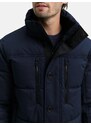 TOM TAILOR Zimska jakna temno modra / črna