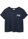 MANGO TEEN Majica 'Keep' marine / bela