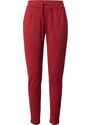 ICHI Hlače z naborki 'IHKate' temno rdeča