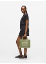 Karl Lagerfeld Nakupovalna torba kivi / naravno bela