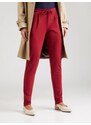 ICHI Hlače z naborki 'IHKate' temno rdeča