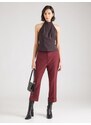 DKNY Hlače na rob bordo