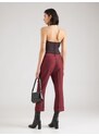 DKNY Hlače na rob bordo