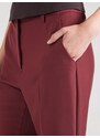 DKNY Hlače na rob bordo