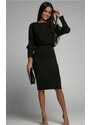 Spletna trgovina Versino - Karmen Skočaj s.p. Elegantna dvodelna pletena obleka Mirra