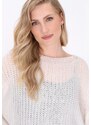 DreiMaster Vintage Širok pulover off-bela