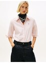 TOMMY HILFIGER Bluza 'ESS' roza / bela
