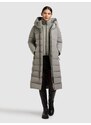 khujo Zimski plašč 'Tamke' svetlo siva