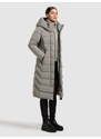 khujo Zimski plašč 'Tamke' svetlo siva