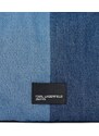 KARL LAGERFELD JEANS Nakupovalna torba encijan / moder denim / črna